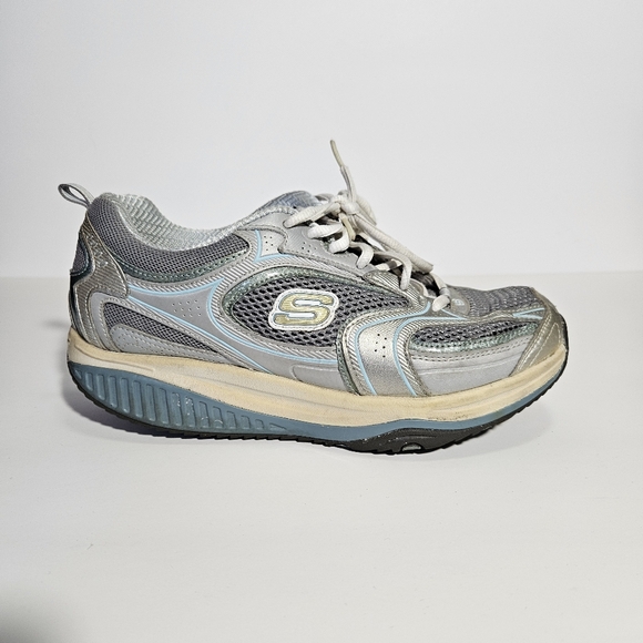 Skechers Shape-Ups 12320 Walking Toning Lace Up Shoes - Picture 3 of 9
